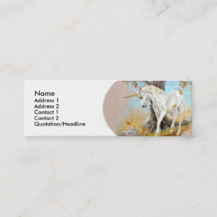 Visite Mini Modèle de carte de profil - licorne