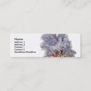 Visite Mini Modèle de carte de profil - licornes
