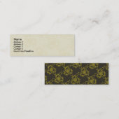 Visite Mini Modèle de carte de profil Motif (Devant / Derrière)