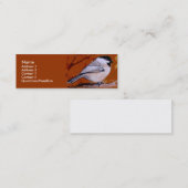 Visite Mini Modèle de carte de profil - oiseau (Devant / Derrière)