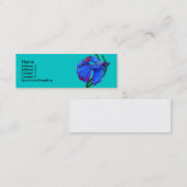 Visite Mini Modèle de carte de profil - poisson de Betta (Devant / Derrière)