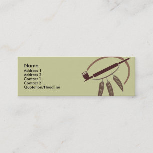 Visite Mini Modèle de carte de profil - tuyau de paix