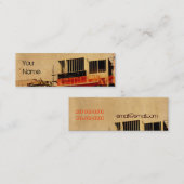 Visite Mini modèle grunge de carte d'entreprise de (Devant / Derrière)