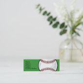 Visite Mini Modèle maigre de carte de profil - base-ball (Debout devant)
