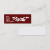 Visite Mini Modèle maigre de carte de profil - dragon (Devant / Derrière)