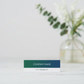 Visite Mini Modèle moderne de carte de profil de Minimalistic (Debout devant)