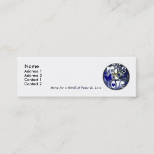 Visite Mini Paix et Amour - Diffuser le mot - Carte de profil