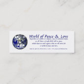 Visite Mini Paix et Amour - Diffuser le mot - Carte de profil (Dos)
