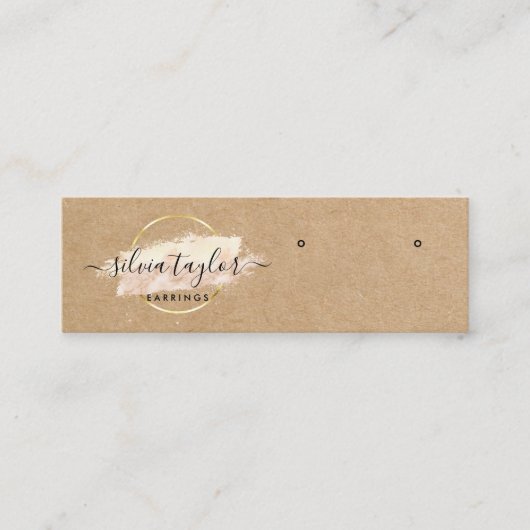 Visite Mini Papier d'artisanat de calligraphie Carte d'afficha (Devant)