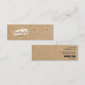Visite Mini Papier d'artisanat de calligraphie Carte d'afficha (Devant / Derrière)