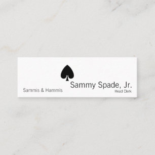 Visite Mini Pelles de costume de carte