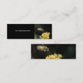 Visite Mini profil ou carte de visite, abeille (Devant / Derrière)