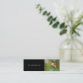 Visite Mini profil ou carte de visite, colibri (Debout devant)