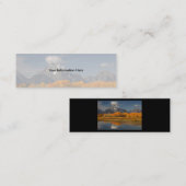 Visite Mini profil ou carte de visite, courbure d'oxbow (Devant / Derrière)