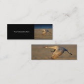 Visite Mini profil ou carte de visite, grue (Devant / Derrière)