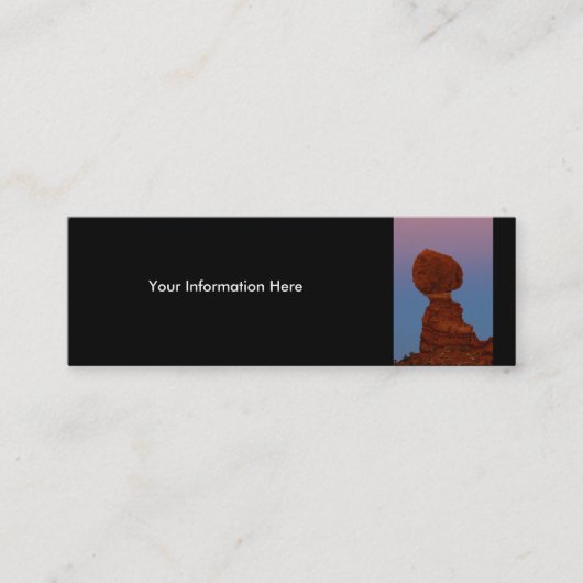 Visite Mini profil ou carte de visite, paysage (Devant)
