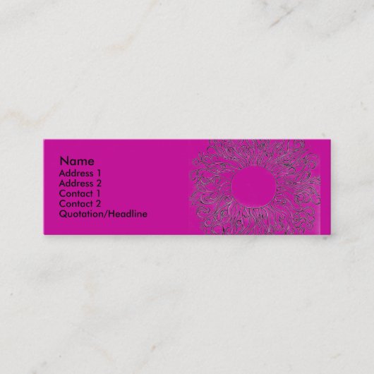 Visite Mini remous du soleil, carte de profil (Devant)