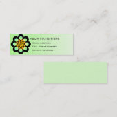 Visite Mini Rétro carte maigre de profil de Deco (Devant / Derrière)