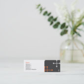 Visite Mini Rétro carte moderne de profil de motif (Debout devant)