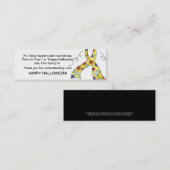 Visite Mini Ruban de la carte de traitement ou de l'autisme d' (Devant / Derrière)