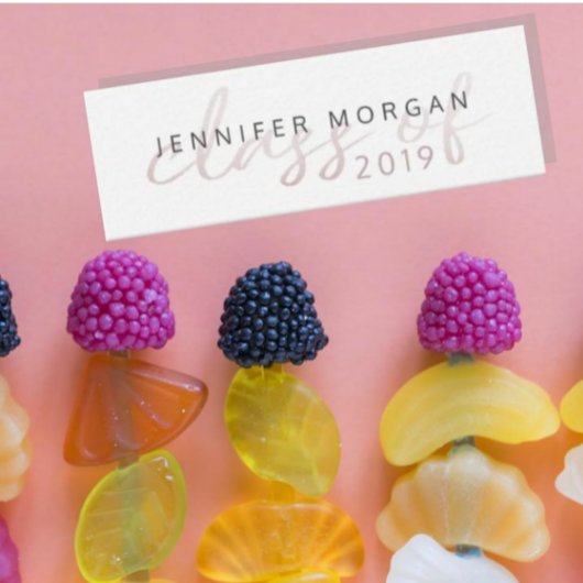 Visite Mini Script rose Gold Whimsical | Carte de nom de diplô