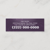 Visite Mini Spécialiste de l'acrylique et de l'ongle Gel Carte (Dos)