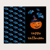 Visite MINI TAILLE Éffrayant Halloween carte de classe (Extérieur déplié)