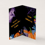 Visite MINI TAILLE Éffrayant Halloween carte de classe (Intérieur)