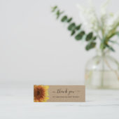 Visite Mini Tournesol russe merci carte de réduction (Debout devant)