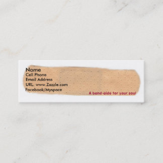 Visite Mini Un bande-aide pour votre carte de profil d'âme