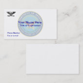 Visite Ministère de la Défense des États-Unis Carte de vi (Devant / Derrière)