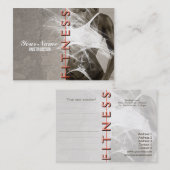 Visite Miss Fitness - Business-, Carte de planning (Devant / Derrière)