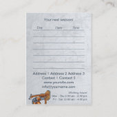 Visite Miss Fitness II - Business-, Carte de calendrier (Dos)