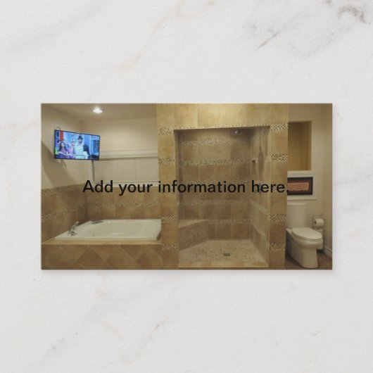 Visite Modèle à la maison professionnel de carte de (Devant)