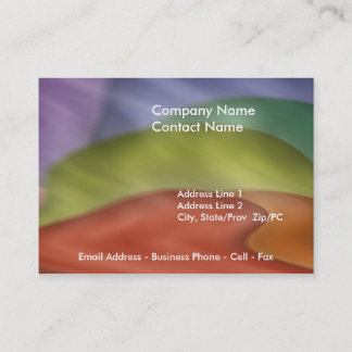 Visite Modèle de carte Courbes colorées