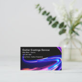 Visite Modèle de carte d'affaires cool de revêtements épo (Debout devant)