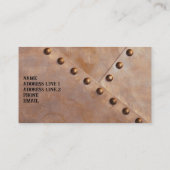 VISITE MODÈLE DE CARTE D'AFFAIRES DE CONSTRUCTION (Dos)