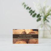 Visite Modèle de carte d'affaires de la boulangerie / Pai (Debout devant)