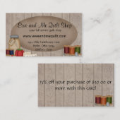 Visite Modèle de carte d'affaires de la Boutique de surfa (Devant / Derrière)