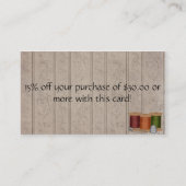 Visite Modèle de carte d'affaires de la Boutique de surfa (Dos)