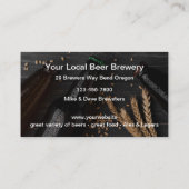 Visite Modèle de carte d'affaires de la brasserie de bièr (Dos)