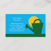 Visite Modèle de carte d'affaires Gardener lawn care (Dos)