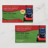 Visite Modèle de carte d'affaires Landscaping Lawn Care M (Devant / Derrière)