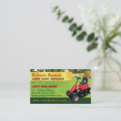 Visite Modèle de carte d'affaires Landscaping Lawn Care M (Debout devant)