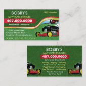 Visite Modèle de carte d'affaires Landscaping Lawn Care M (Devant / Derrière)