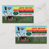 Visite Modèle de carte d'affaires Landscaping Lawn Care M (Devant / Derrière)