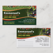 Visite Modèle de carte d'affaires Landscaping Lawn Care M (Devant / Derrière)