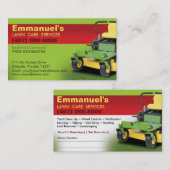 Visite Modèle de carte d'affaires Landscaping Lawn Care M (Devant / Derrière)