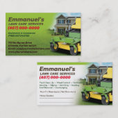 Visite Modèle de carte d'affaires Landscaping Lawn Care M (Devant / Derrière)