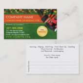 Visite Modèle de carte d'affaires Landscaping Lawn Care M (Devant / Derrière)